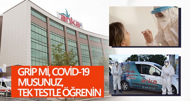 Tek testle grip mi covid-19 mu olduğunu öğrenin