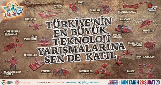 TEKNOFEST 2020 teknoloji yarışma başvuruları başladı!