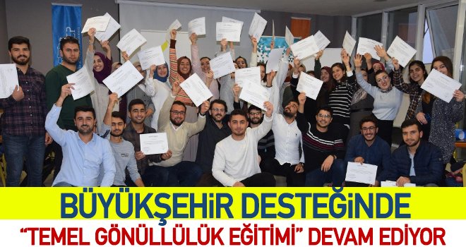 'Temel Gönüllülük Eğitimi' öğrencilerin hayatlarına dokunuyor