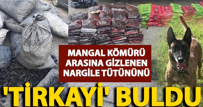 TIR'da 319 kilo gümrük kaçağı nargile tütünü ele geçirildi