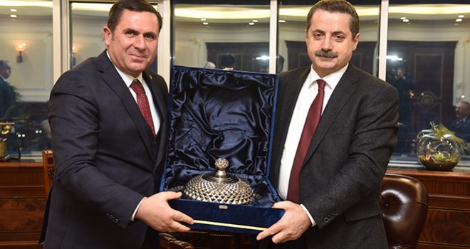 TİRYAKİOĞLU, BAKAN ÇELİK’LE GÖRÜŞTÜ