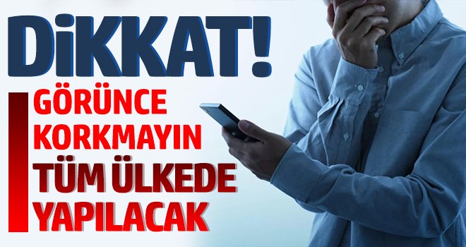 Tüm Türkiye Tatbikat Yapacak!