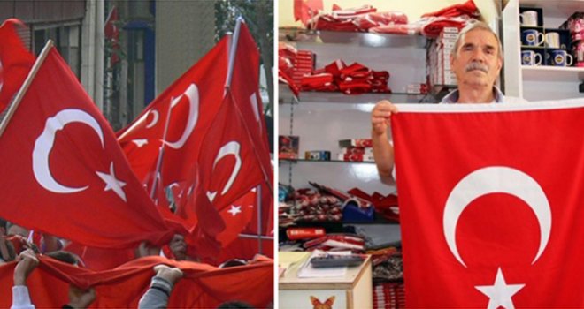 TÜRK BAYRAĞI SATIŞLARINDA PATLAMA YAŞANIYOR