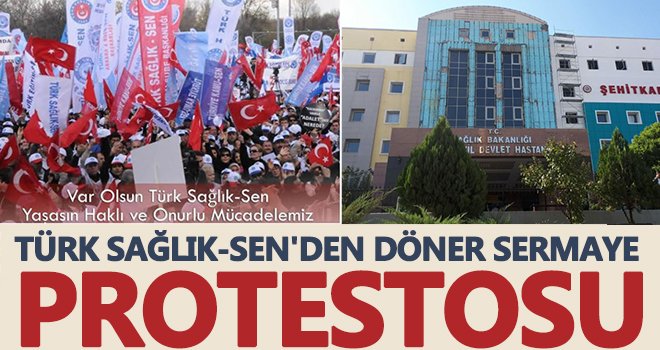 Türk Sağlık-Sen'den döner sermaye protestosu