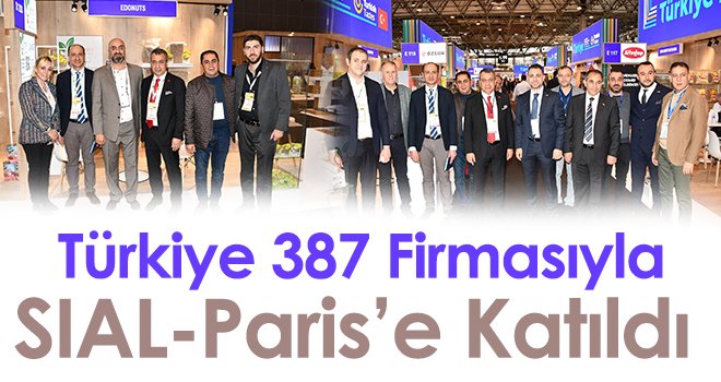 Türkiye 387 firmasıyla SIAL-Paris’e katıldı