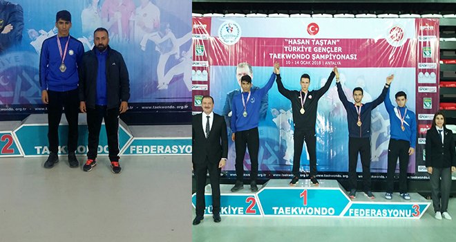 Türkiye Tekvando Şampiyonasında Dağdelen gururumuz oldu