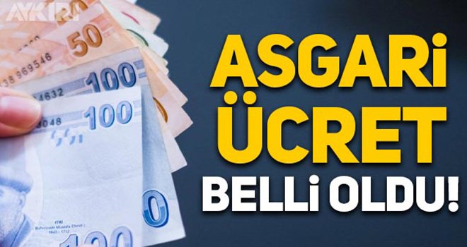Türkiye'nin beklediği asgari ücret zammı resmen açıklandı!