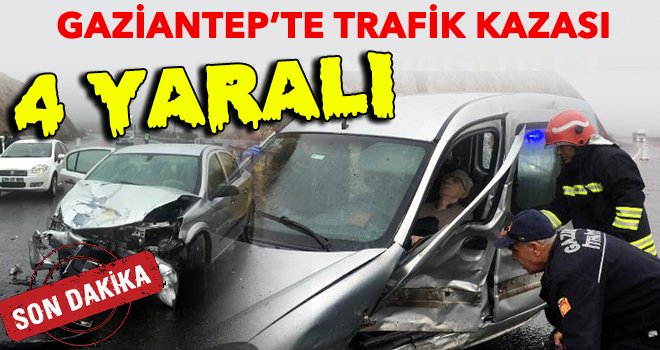 'U' dönüşü sırasında feci kazada 4 kişi yaralandı