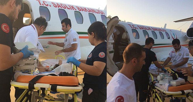 Ambulans uçak, Sevgi bebek için havalandı