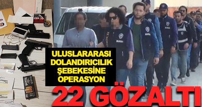 Uluslararası dolandırıcılık şebekesi çökertildi!..