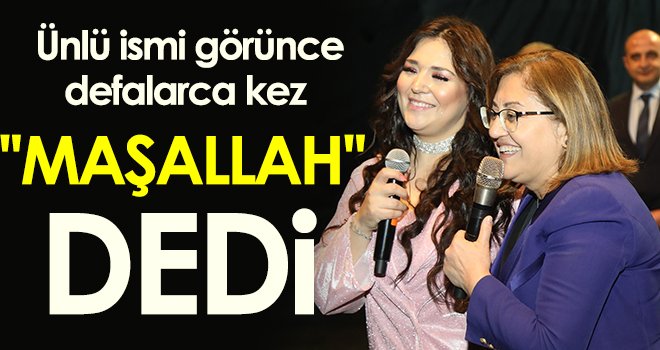 Ünlü ismi görünce defalarca kez 'Maşallah' dedi