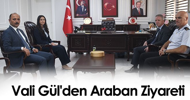 Vali Gül'den Araban ziyareti