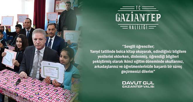 Vali Gül'den öğrencilere mesaj