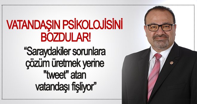 Vekil Yılmazkaya: Gidişat iyi değil