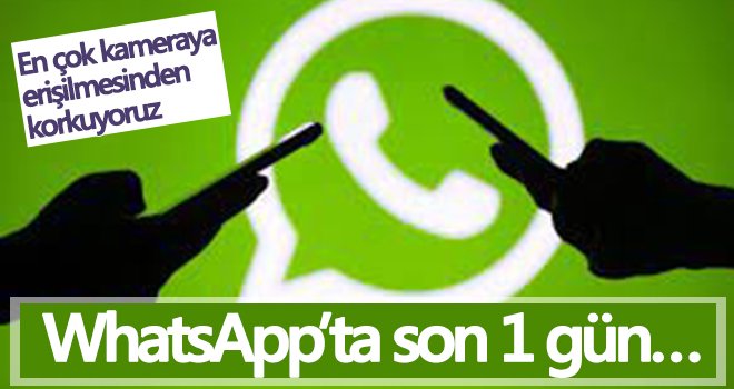 WhatsApp dayatmasında son gün yarın