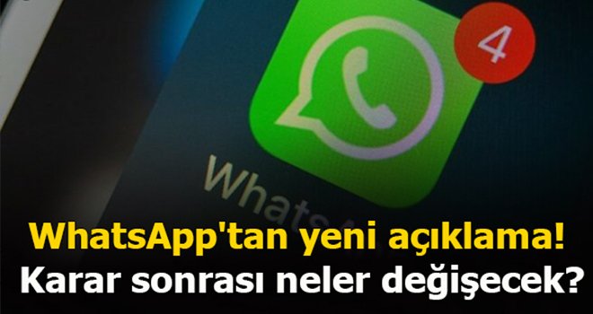 WhatsApp'tan yeni açıklama! Bundan sonra ne olacak?