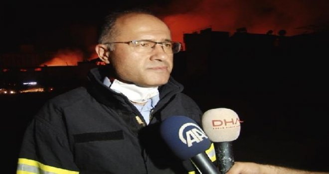 30 araç, 100 personel ile 6 saatte söndürülemedi