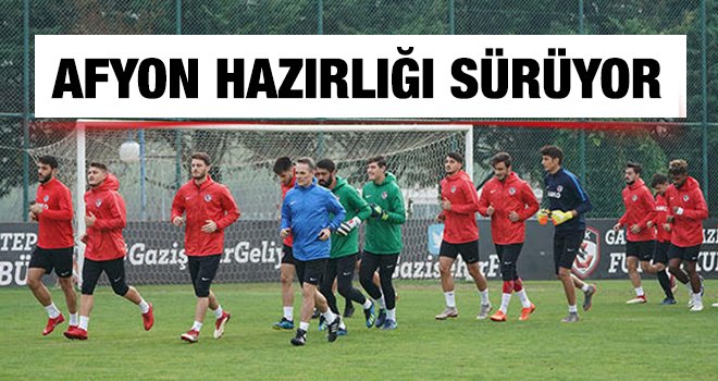 Yoğun tempoda maça hazırlık