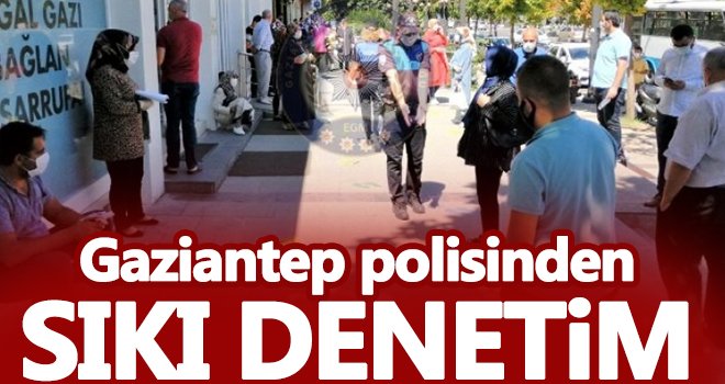 Yoğun ve riskli yerlerde polisten sıkı denetim