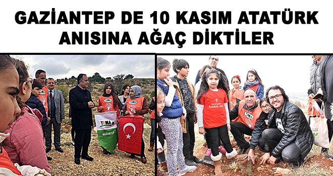 Yüzlerce fidan toprakla buluştu