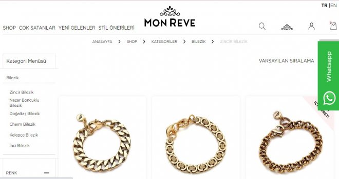 Zincir Bileklik Modelleri