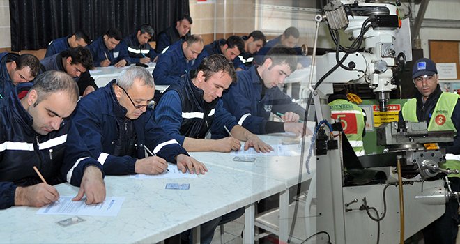 GSO'da, ''Mesleki yeterlilik belgesi'' sınavları hız kesmiyor