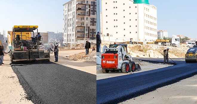 Şehitkamil'den Seyrantepeye Asfalt