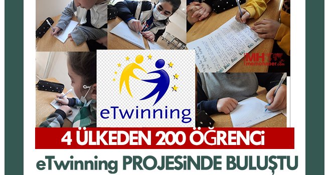  4 ülkeden 200 öğrenci eTwinning projesinde buluştu