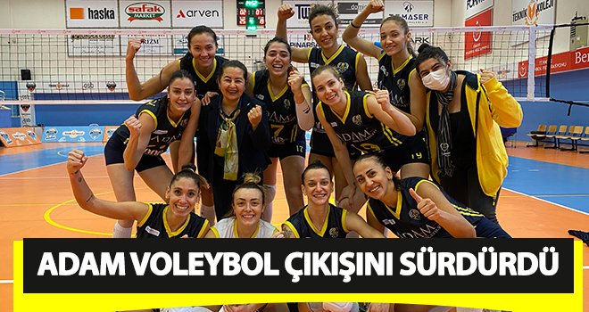 Adam Voleybol çıkışını sürdürdü 1-3