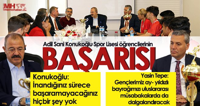  Adil Sani Konukoğlu Spor Lisesi öğrencilerinin başarısı