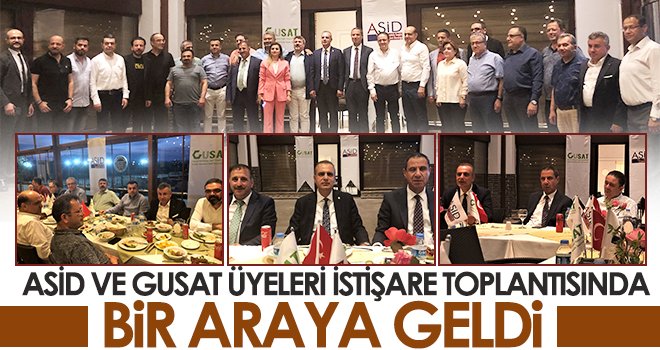  ASİD ve GUSAT üyeleri istişare toplantısında bir araya geldi