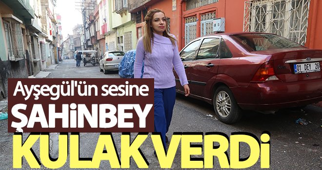 Ayşegül'e yardım elini Şahinbey Belediyesi uzattı