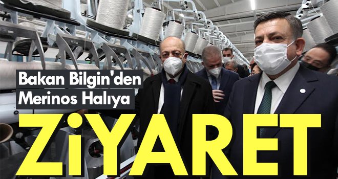 Bakan Bilgin işçilerle yemek sırasına girdi