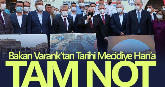  Bakan Varank, Tarihi Mecidiye Han’ın açılışını yaptı