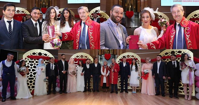  Başkan Tahmazoğlu, 88 çift'in nikahını kıydı
