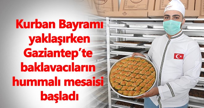  Bayram öncesinde baklavaya yoğun talep
