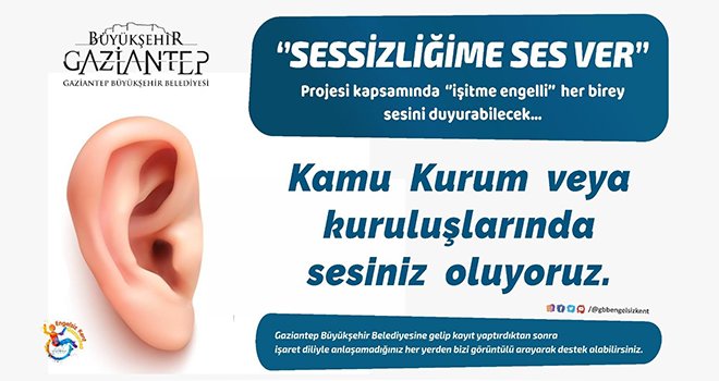  Büyükşehir, işitme engelli bireylerin sesi olacak