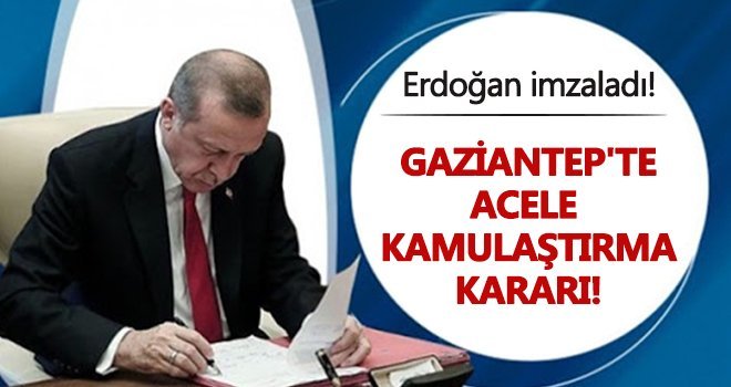  Erdoğan imzaladı! 9 ildeki kamulaştırma kararları Resmi Gazete'de