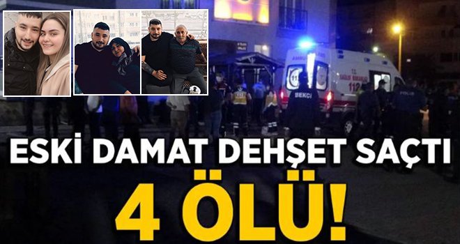  Evlenme teklifi reddedilen şahıs dehşet saçtı : 4 ölü