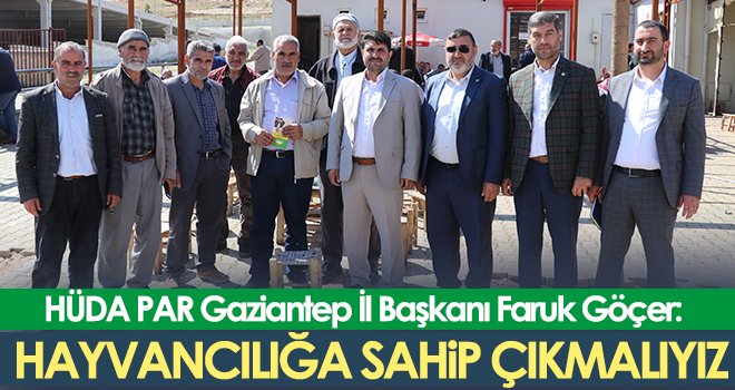  Faruk Göçer: Hayvancılığa sahip çıkmalıyız