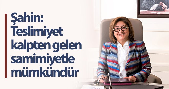  Fatma Şahin'den Ramazan ayı mesajı