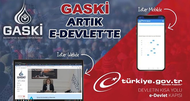  GASKİ artık E-Devlette!