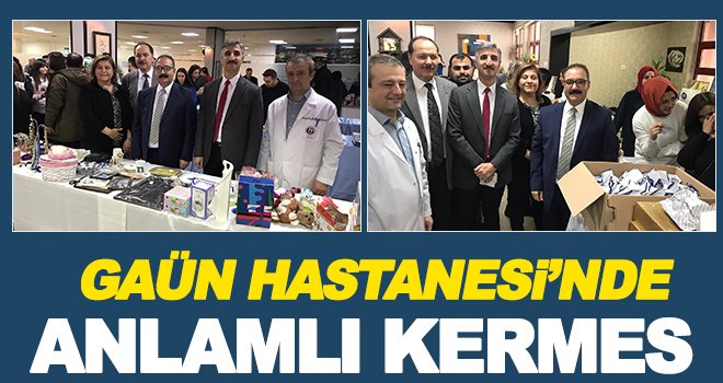  GAÜN Hastanesi’nde 4’üncü geleneksel kermes etkinliği