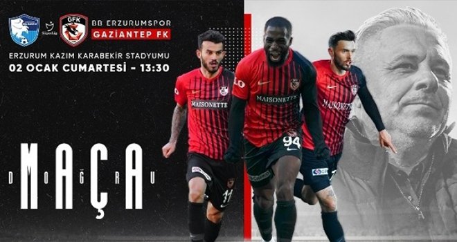  Gaziantep FK, BB Erzurumspor'a konuk oluyor