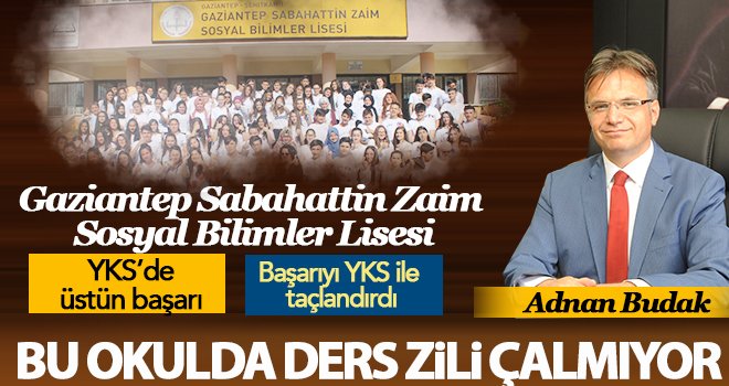 Gaziantep Sabahattin Zaim Sosyal Bilimler Lisesi üstün başarılara imza attı