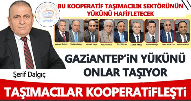  Gaziantep Servisçiler Kooperatifi kuruldu