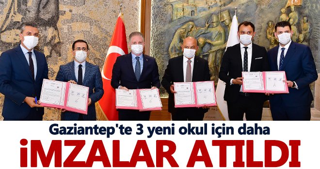  Gaziantep’e 3 yeni okul daha yapılacak