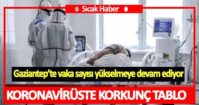  Gaziantep’in günlük vaka sayısını açıklandı! Gaziantep için korkunç tablo