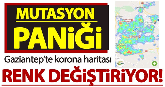  Gaziantep'in korona haritası güncellendi! 