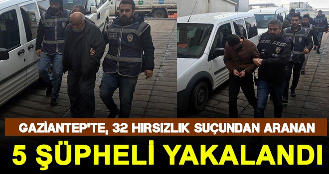 Gaziantep'te kablo fareleri yakalandı
